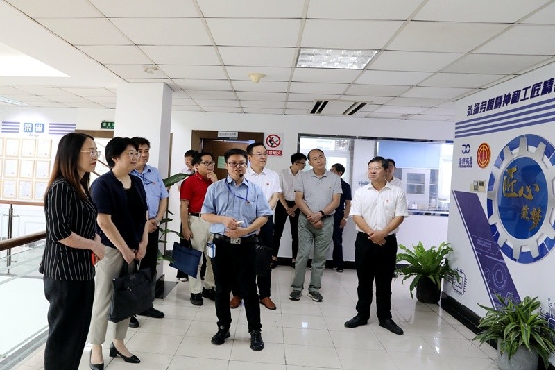 2020年7月14日，时任浙江省总工会党组成员、副主席张卫华一行莅临优游UB8纸业调研推进新时代产业工人队伍建设改革工作