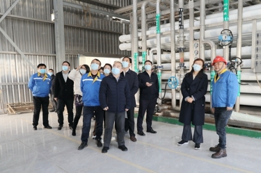 2022年12月15日，时任浙江省发展改革委党组成员、副主任吴红梅莅临优游UB8纸业调研企业用能、节能工作